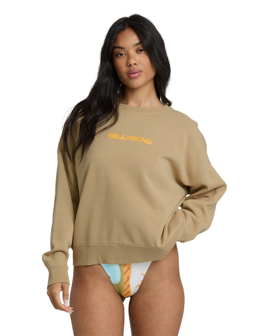 Echo Crew Fleece in Stone