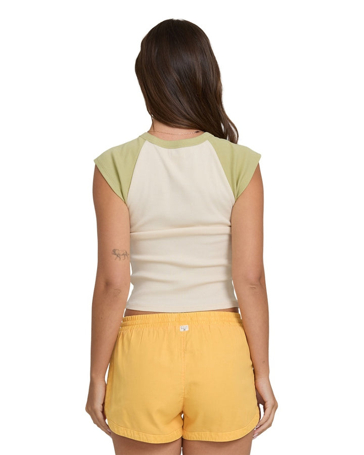 Horizon Short Sleeve Raglan in Cactus