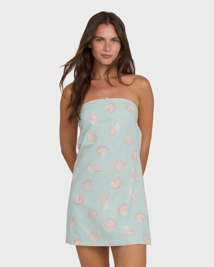 Summer Glow Mini Dress in Agave