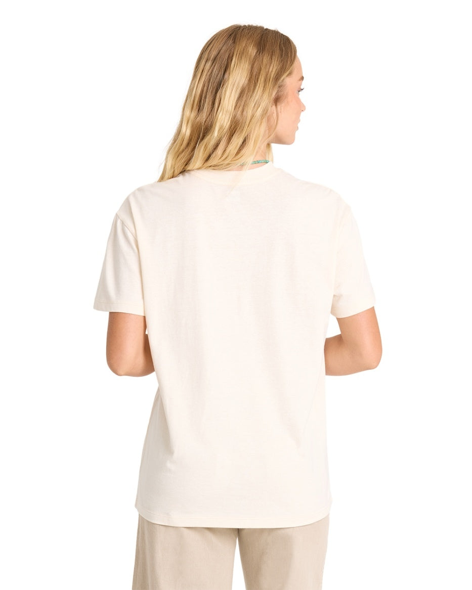 Heading West Short Sleeve Tee in White Cap