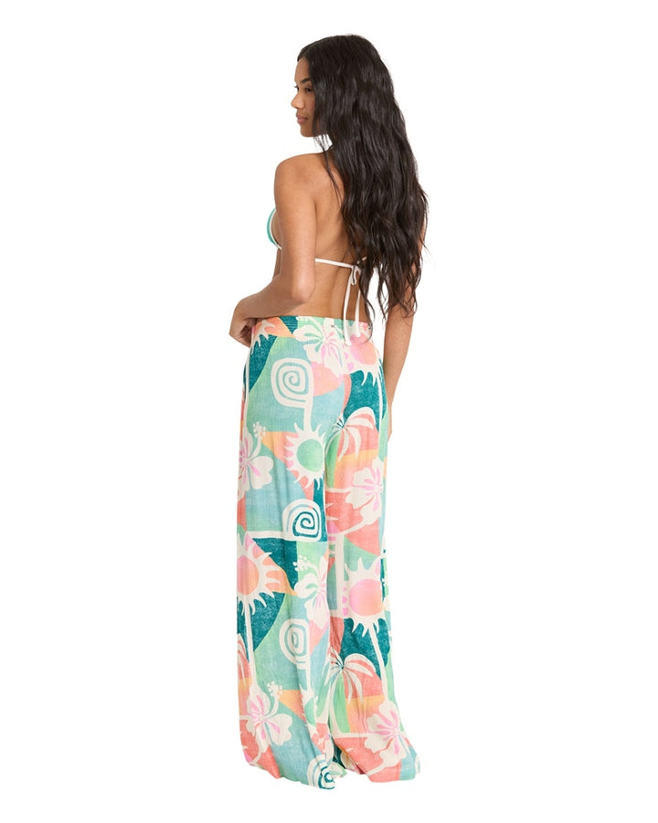 Split Spirit Pants in Misty Blue