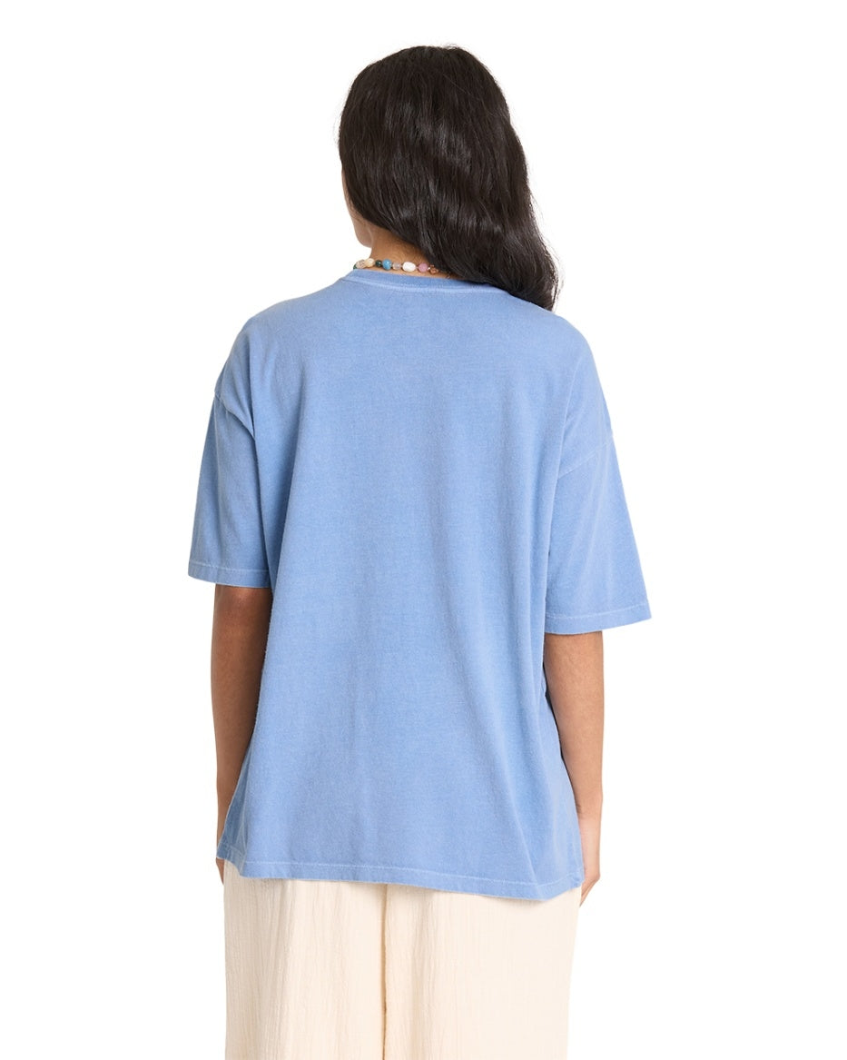 Across Skies Short Sleeve Tee in Blue Horizon