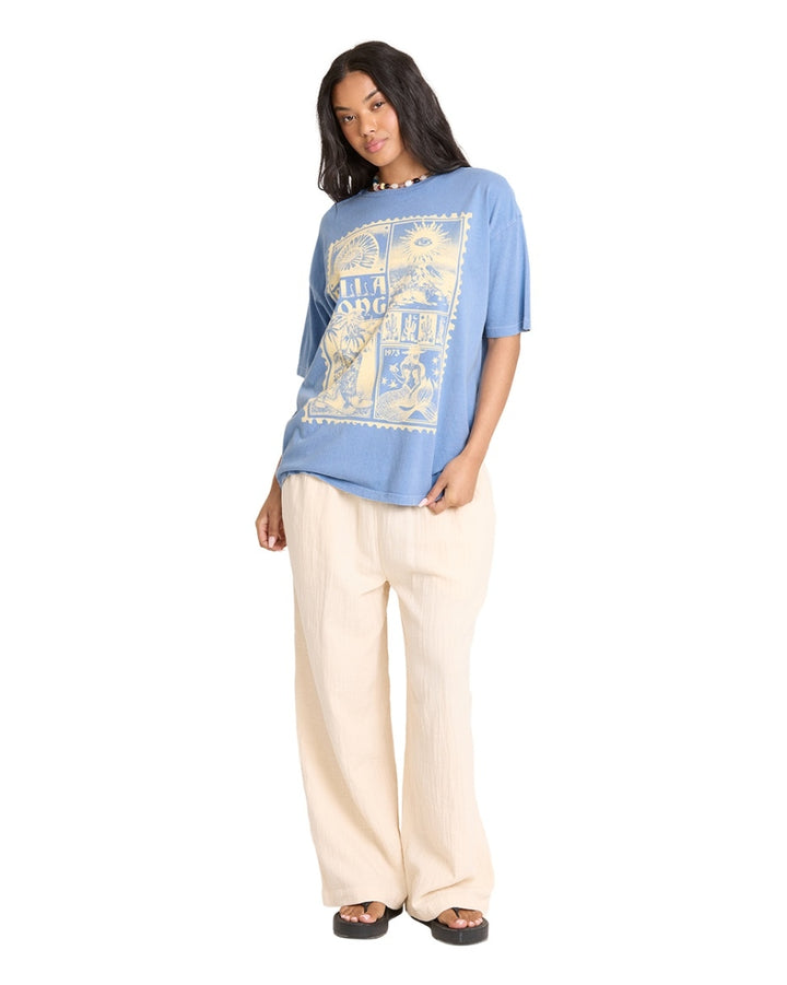 Across Skies Short Sleeve Tee in Blue Horizon