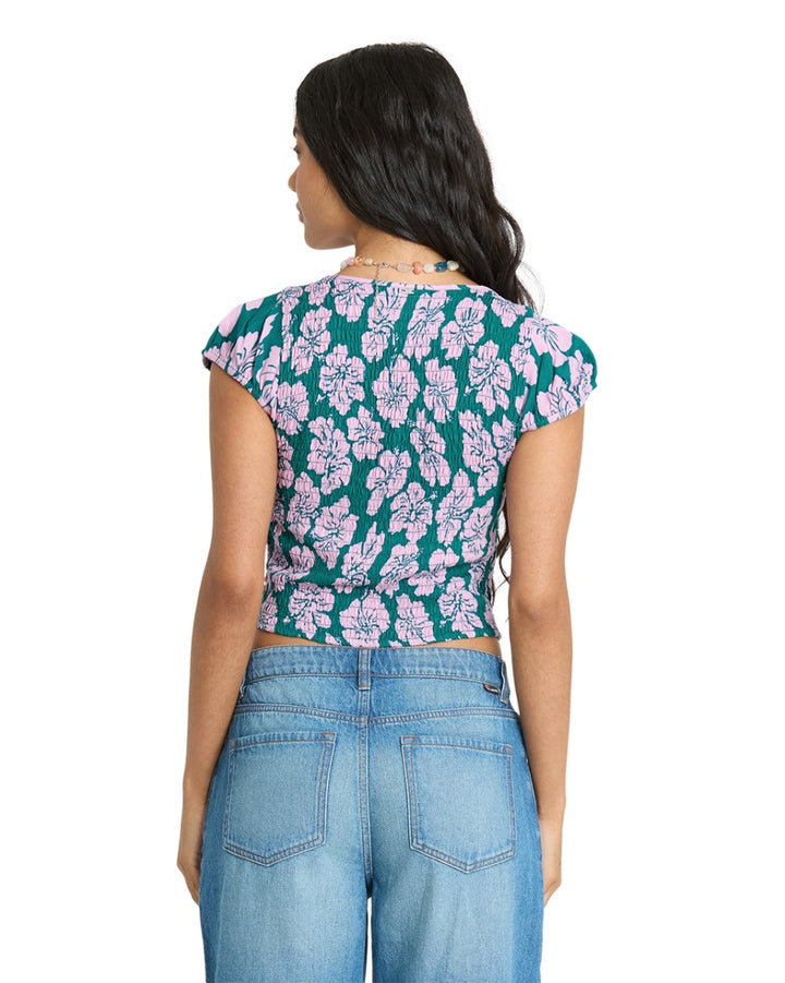 Crush On You Woven Top in Deep Lagoon