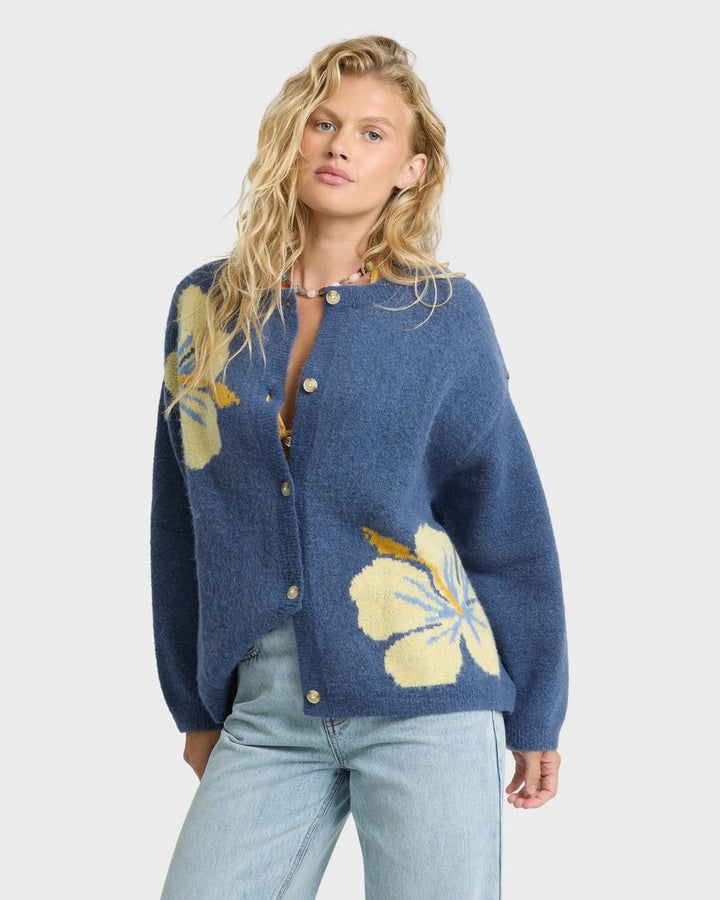 Dixie Cardigan in True Navy