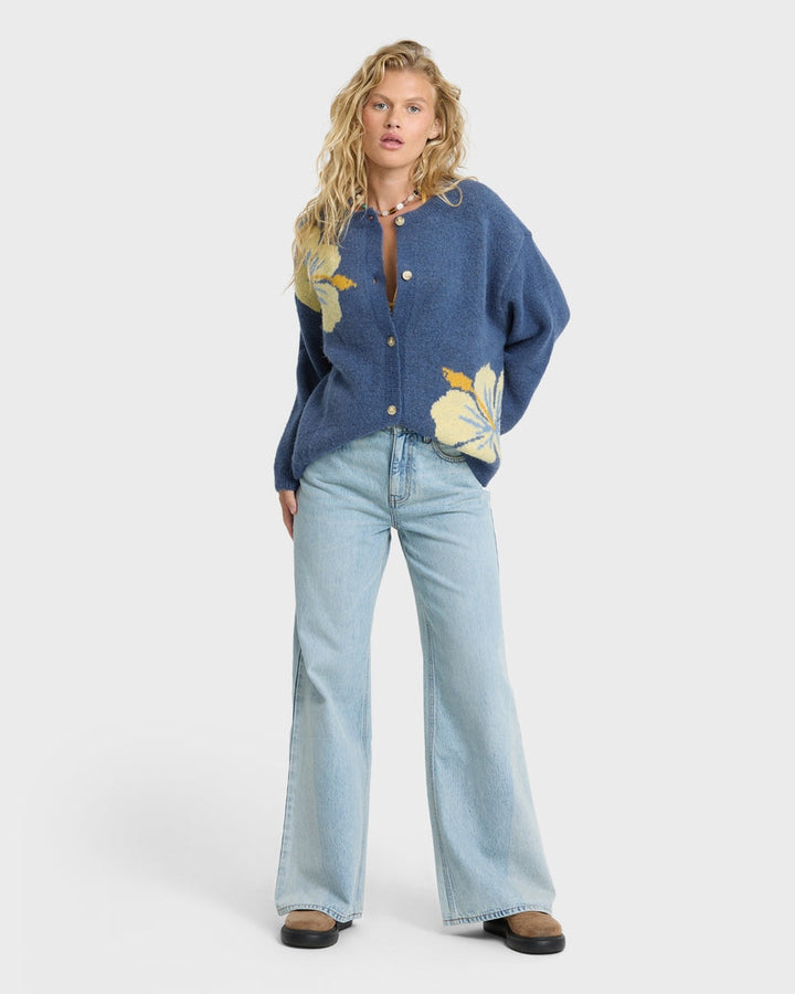 Dixie Cardigan in True Navy