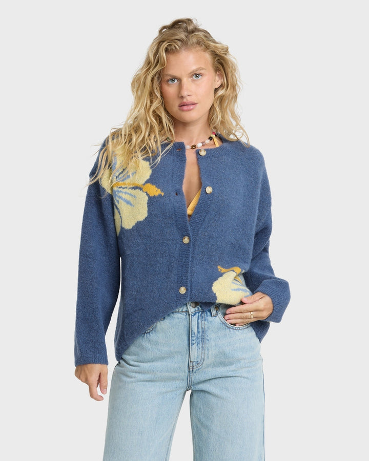 Dixie Cardigan in True Navy