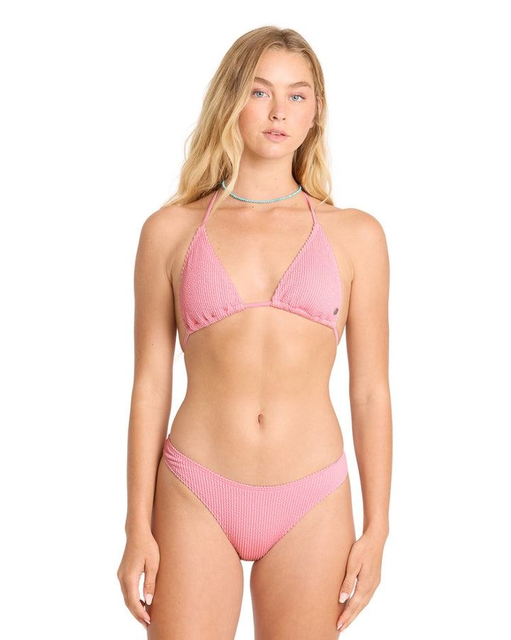Summer Hi Remi Triangle Bikini Top Pink Sand
