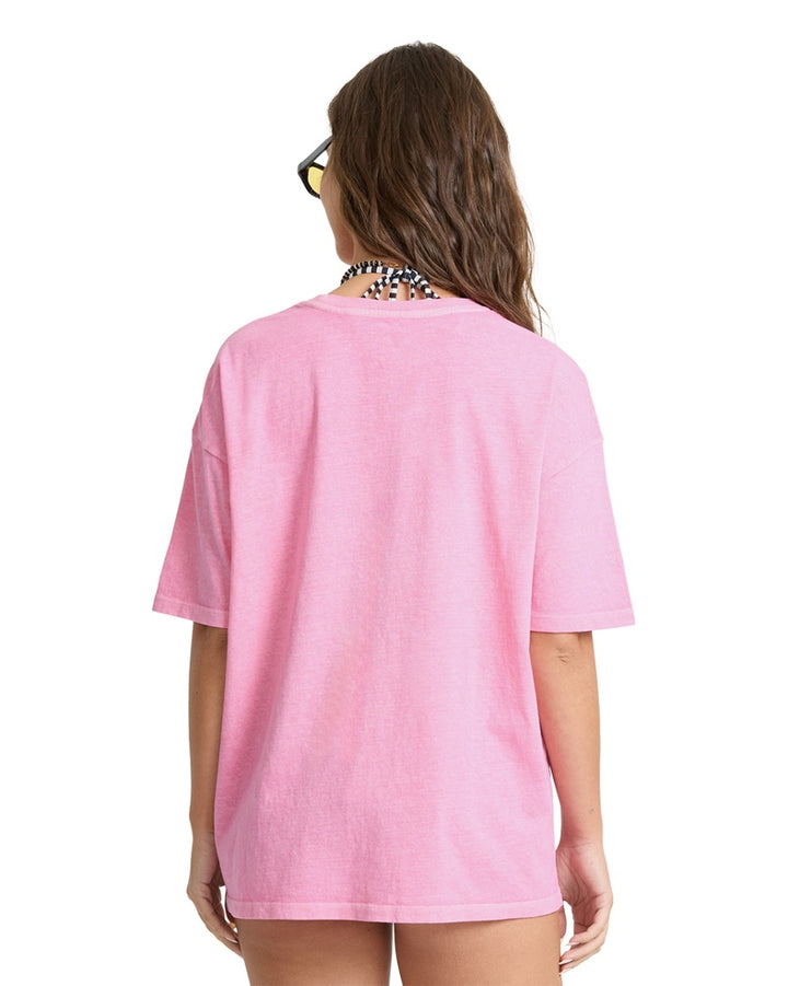California Coast Short Sleeve Tee in Sea Pink