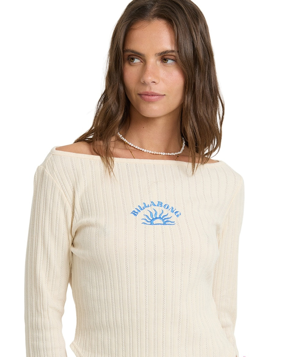 Sunset Wave Knit Top