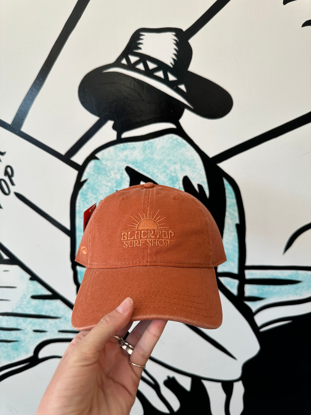 Blacktop Sun Tonal Dad Hat in Terracotta