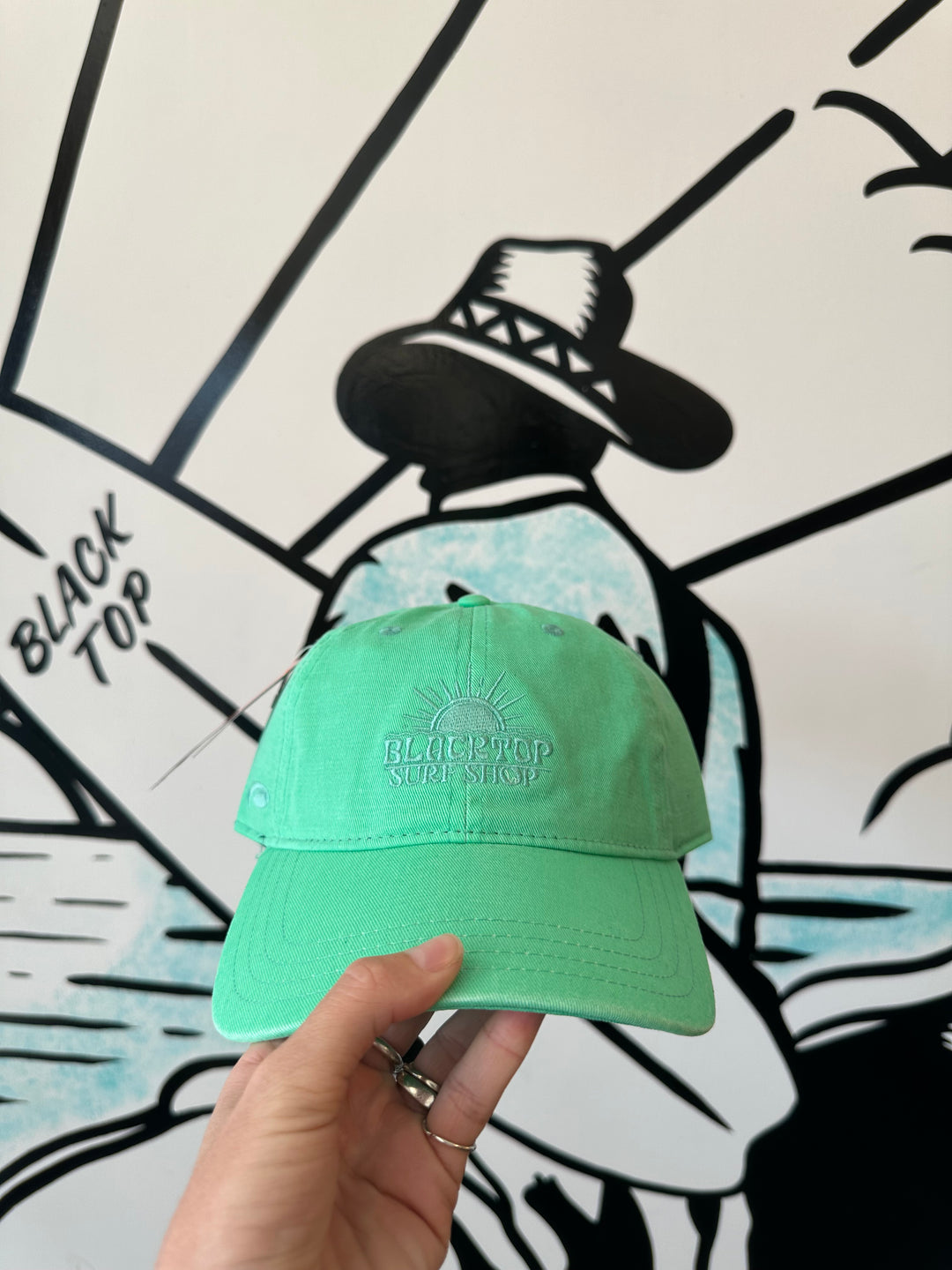 Blacktop Sun Tonal Dad Hat in Mint