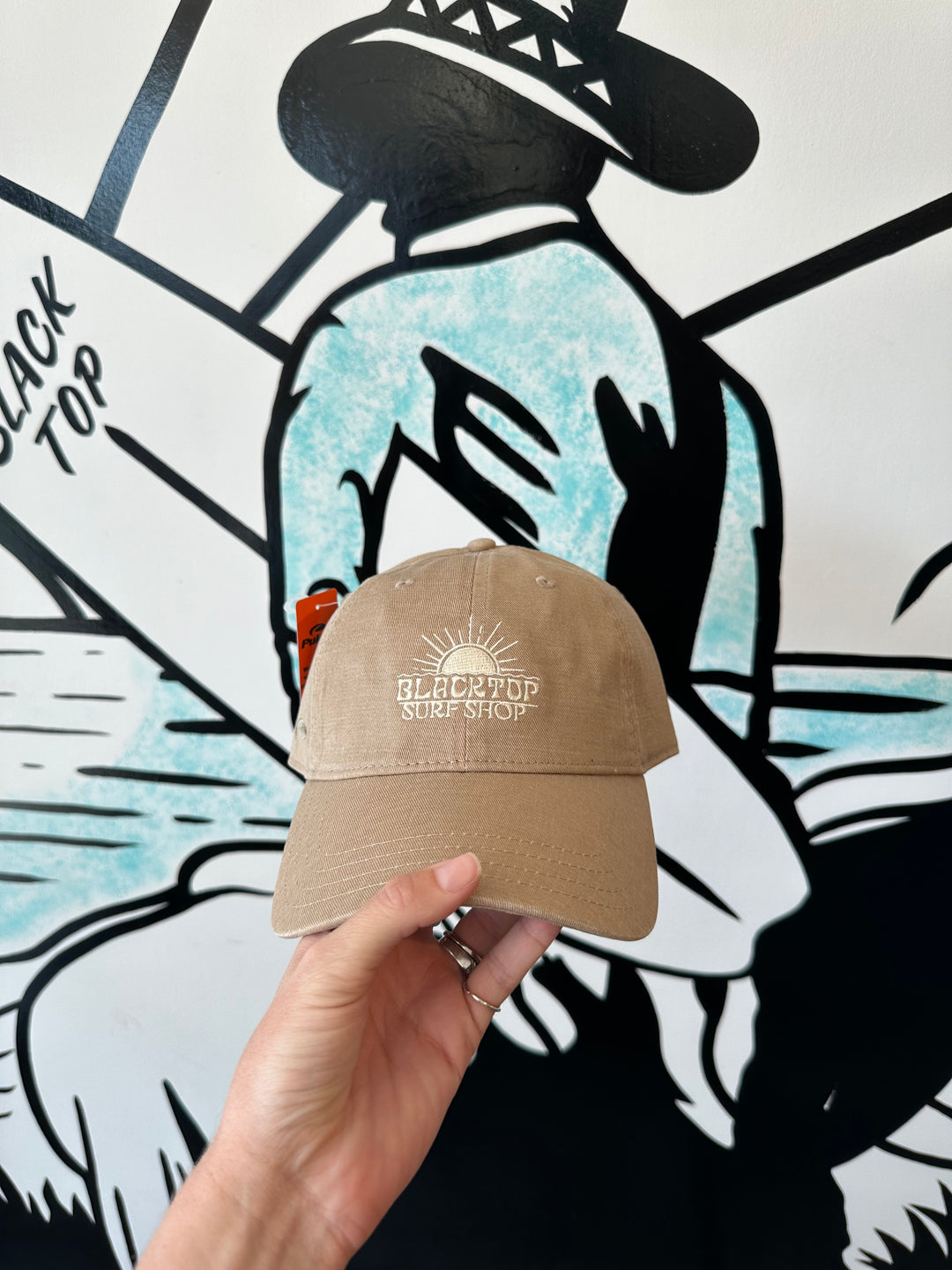 Blacktop Sun Tonal Dad Hat in Khaki