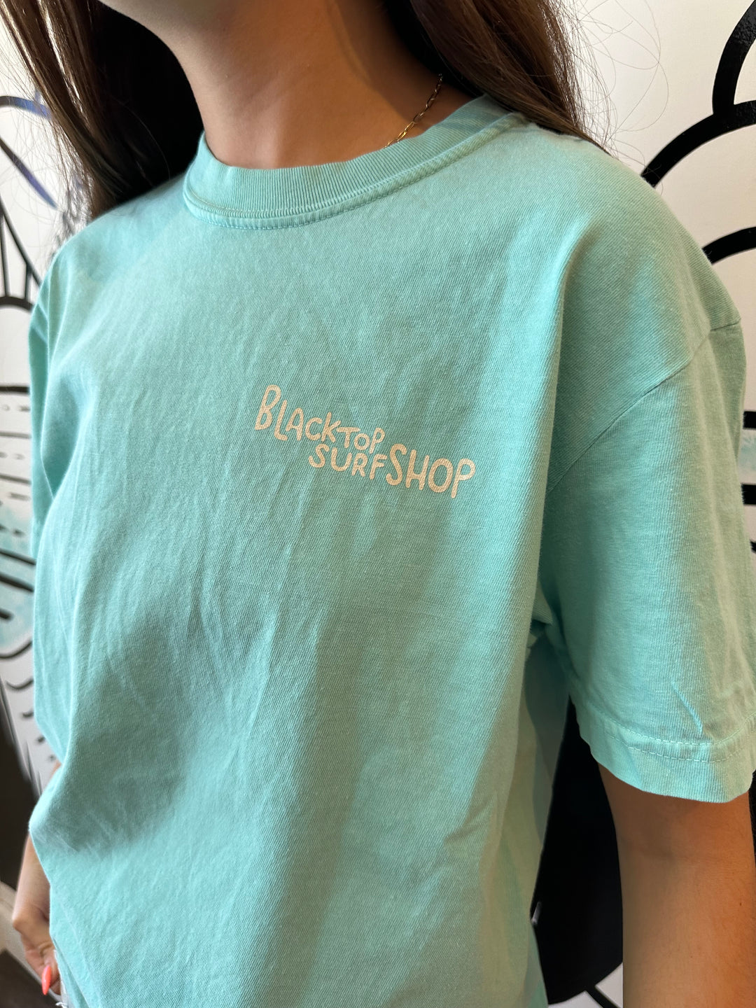 Locals Tee in Chalky Mint