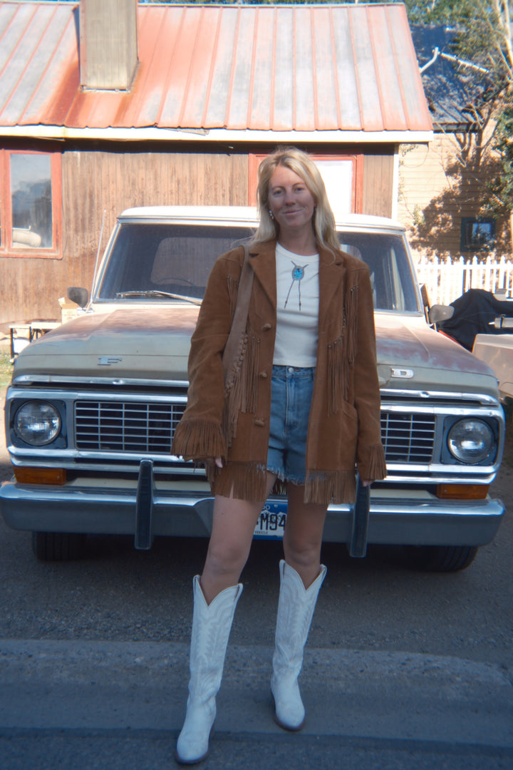 Blacktop Bolo Tie Tank in Sand
