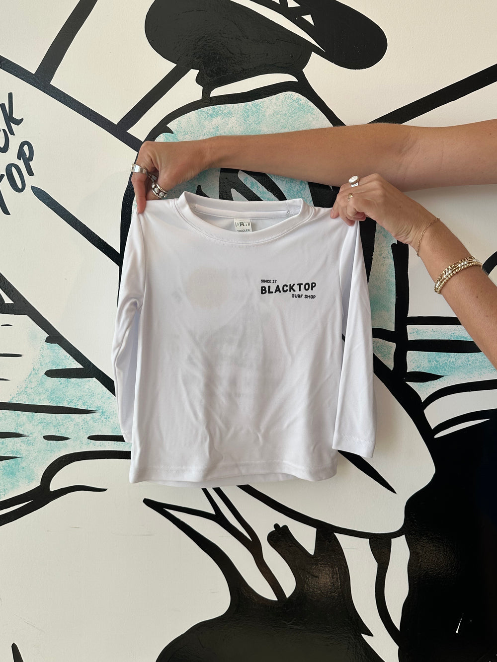 Dada Toddler Performance Tee in White