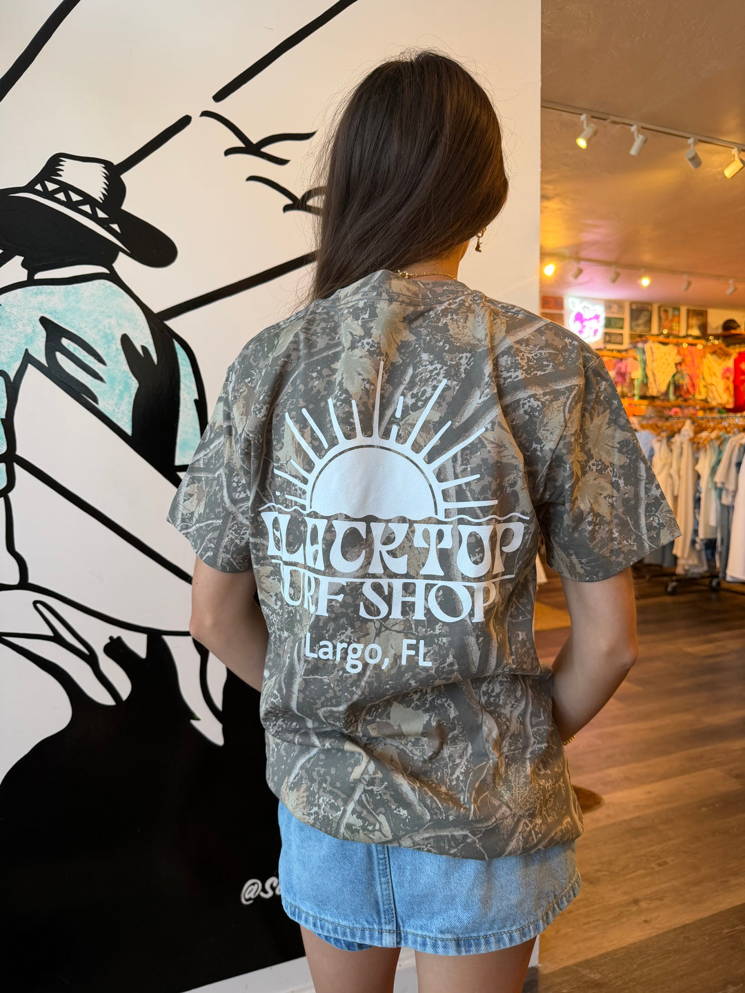 Blacktop Sun Deadwood Camo Tee