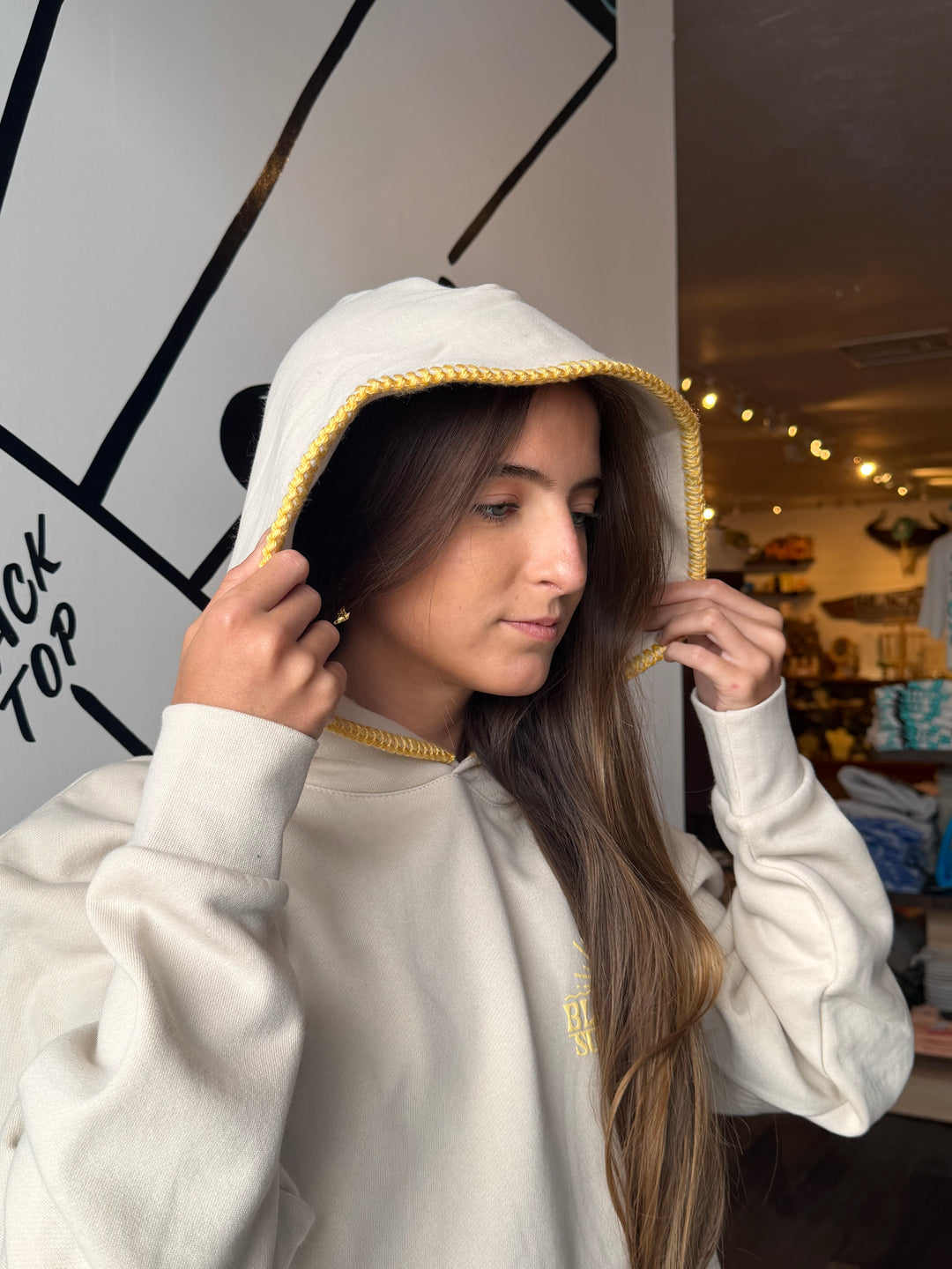 Blacktop Shores Hoodie in Sunshine