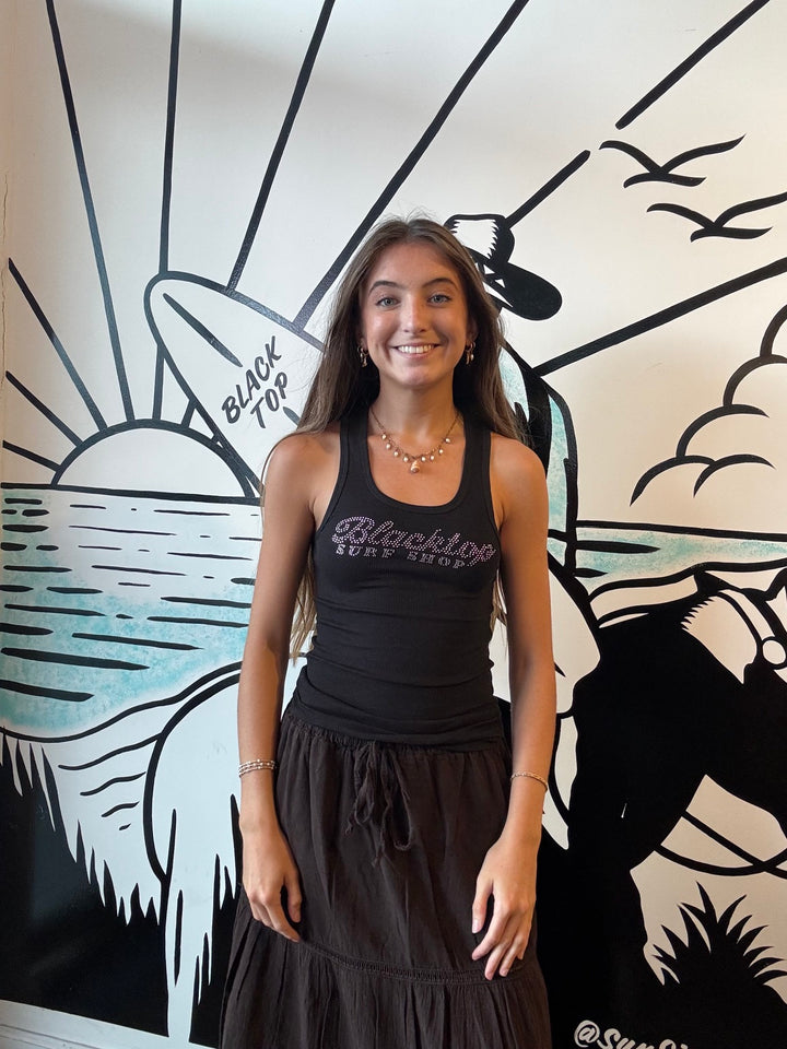 Sunglint Tank Top in Onyx