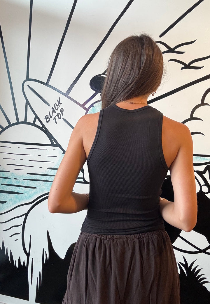 Sunglint Tank Top in Onyx