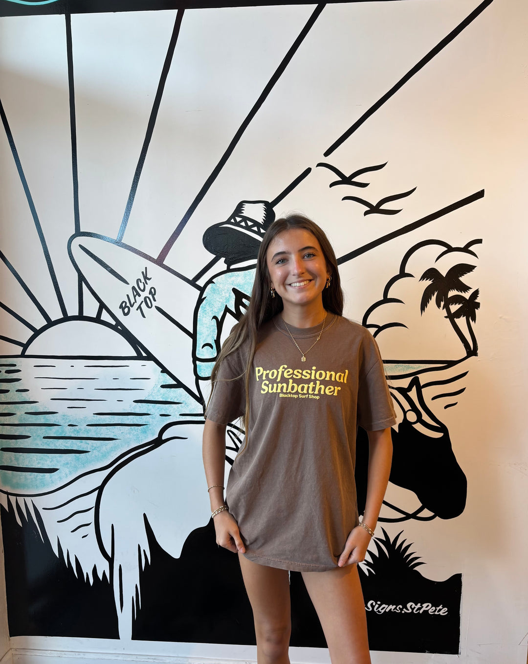 Professional Sunbather Tee in Banana