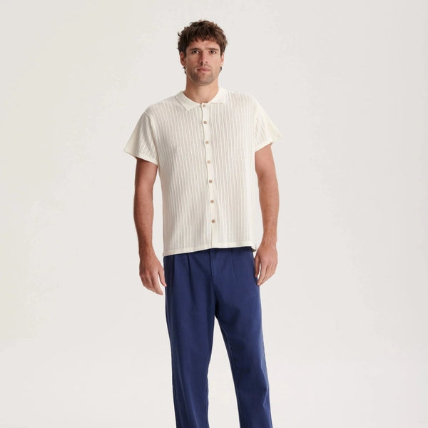 Intro Knit Shirt in White
