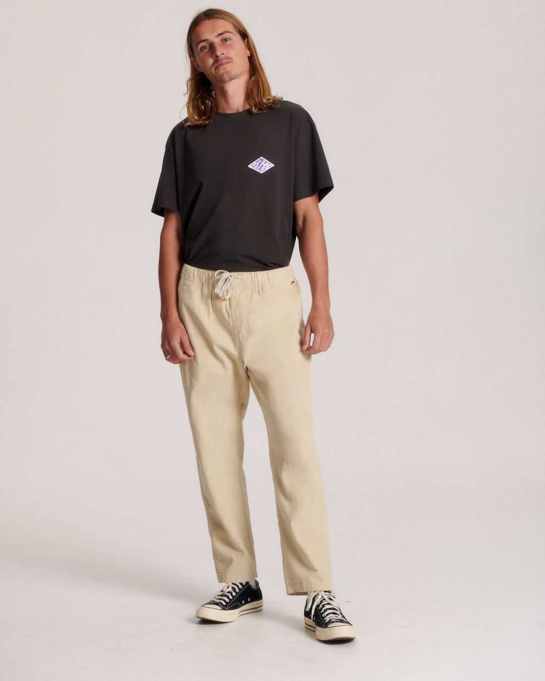 All Card Cord Pant in Ecru