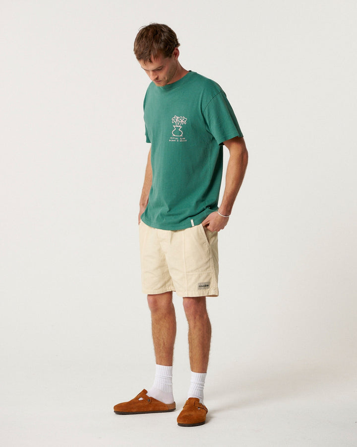 Daisy Tee in Dusty Green