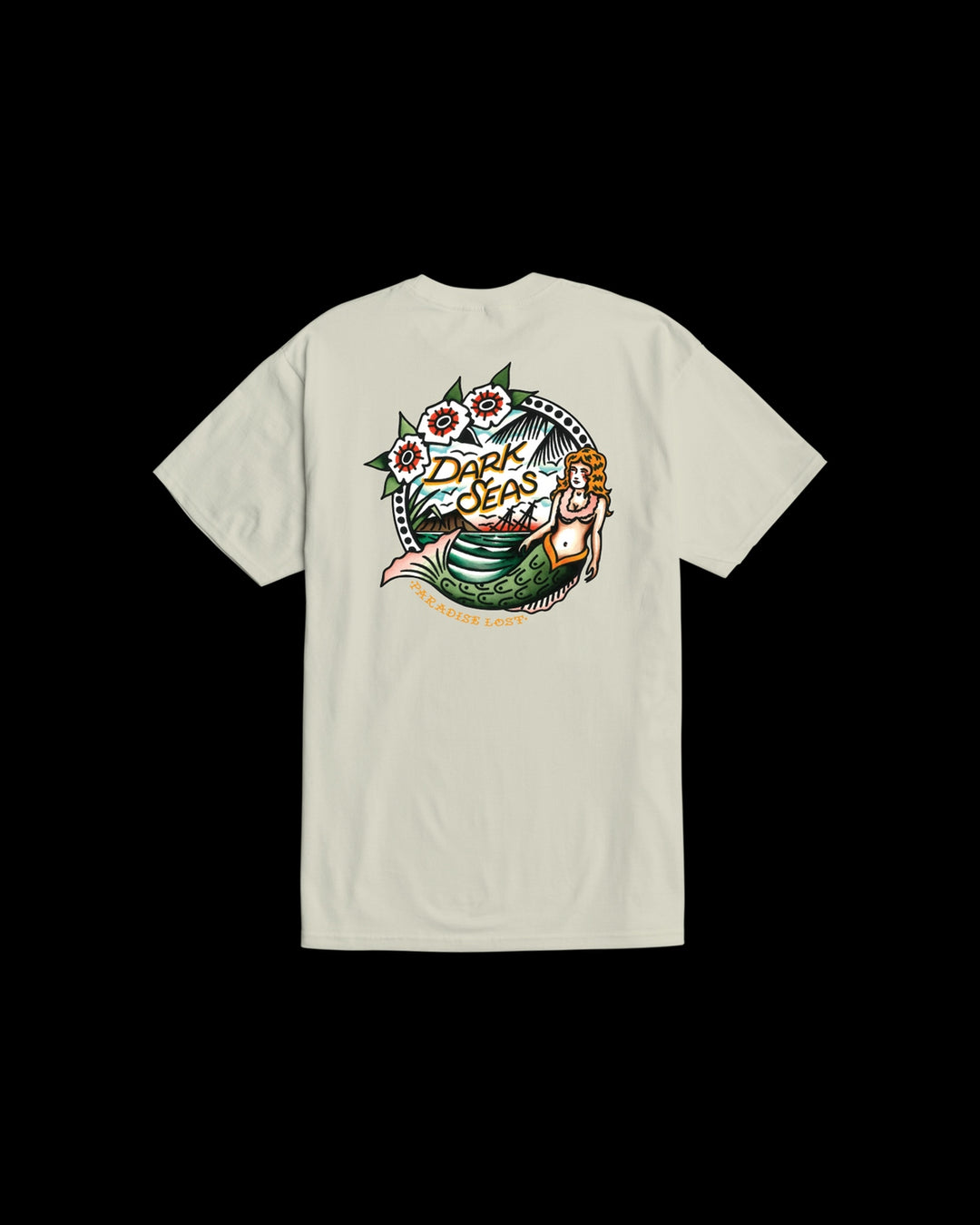 Livin' Easy Stock T-Shirt in Cream