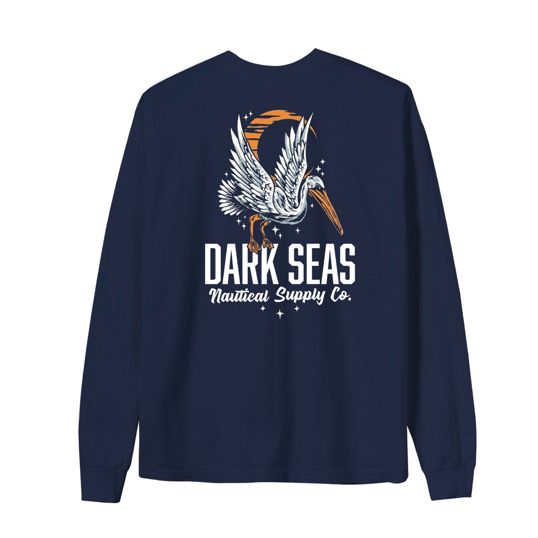 Nite Flyers LS Stock T-Shirt in Navy
