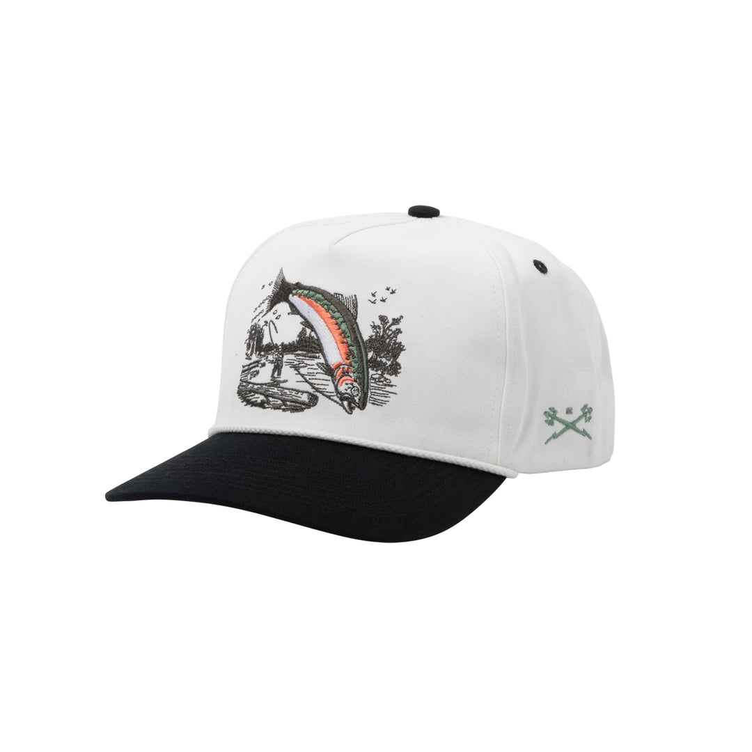 Redband Hat in Off White/ Black