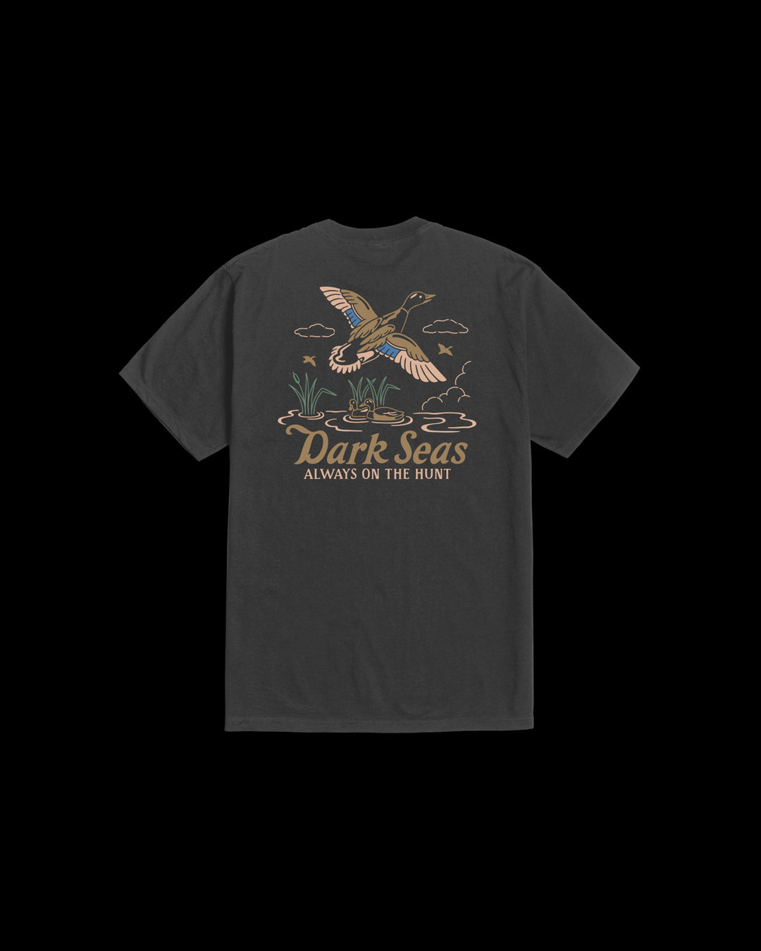 Lagoon T-shirt in Dusty Black