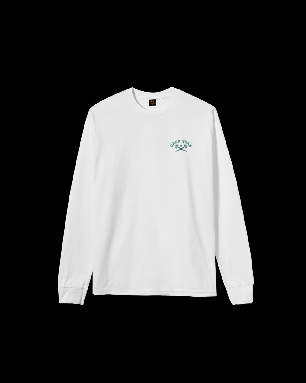 Never Sleep LS Tee in White