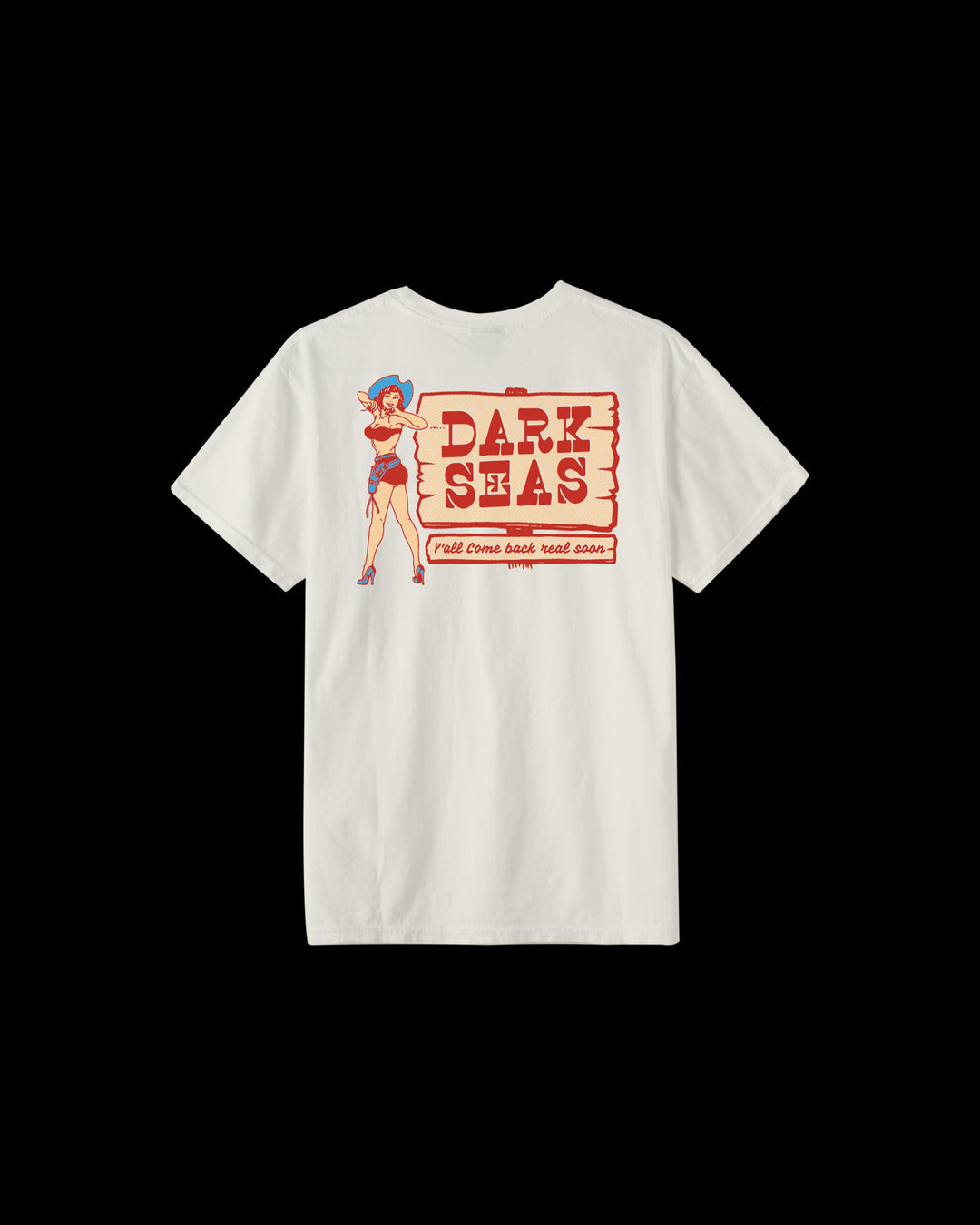 Howdy T-shirt in Antique White