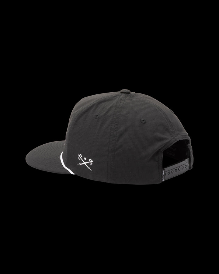 Wishin Nylon Hat in Black