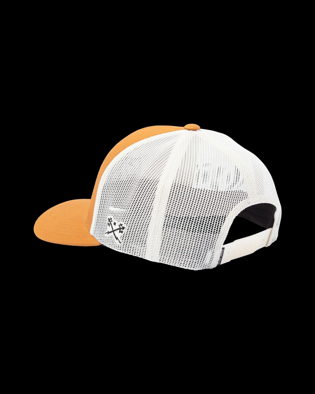 Bashford Hat in Caramel/White