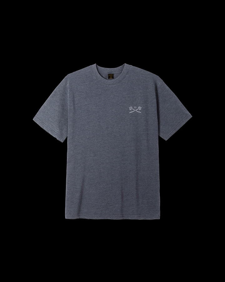 Nite Line Mineral Tee in Heather Navy