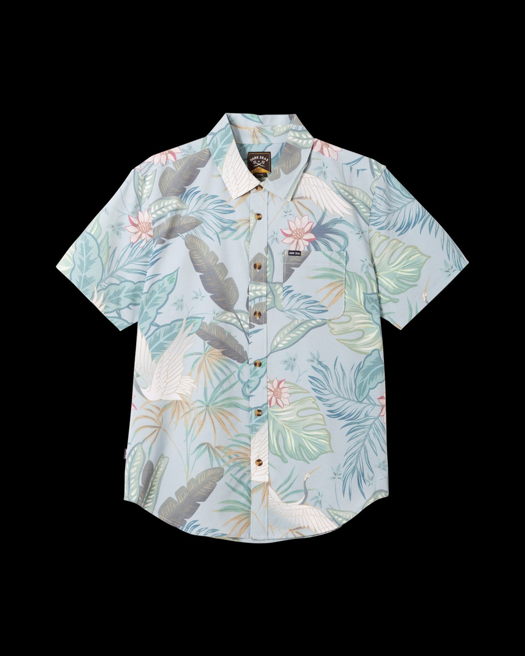 Terra Vista Woven Short Sleeve in Light Blue