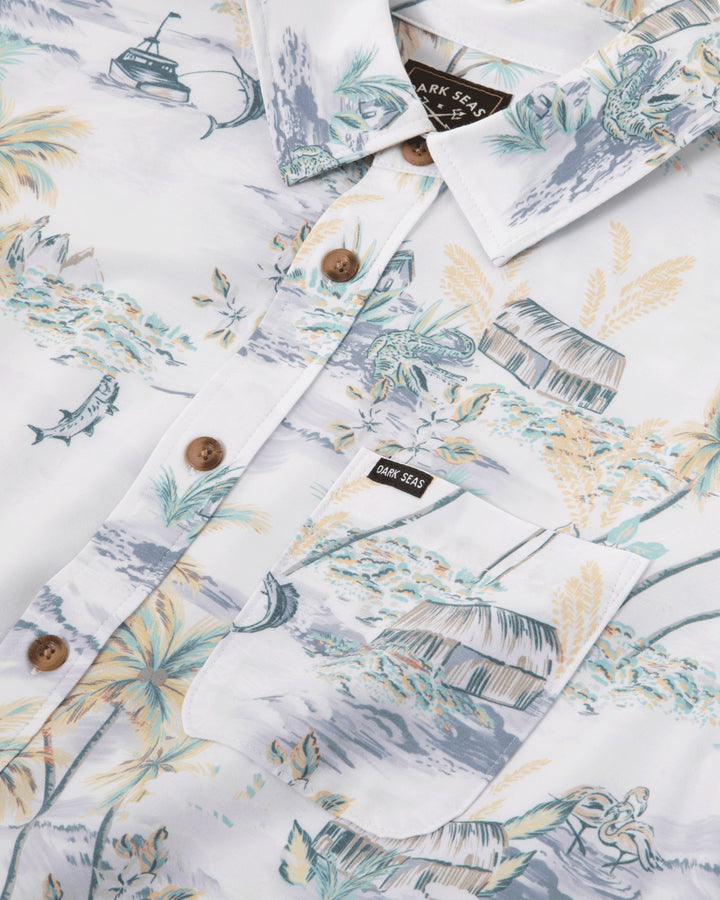 Eldora Woven Short Sleeve in White