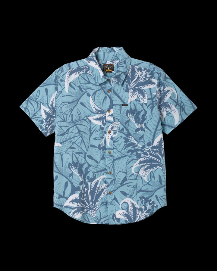 Webster Woven Short Sleeve in Blue