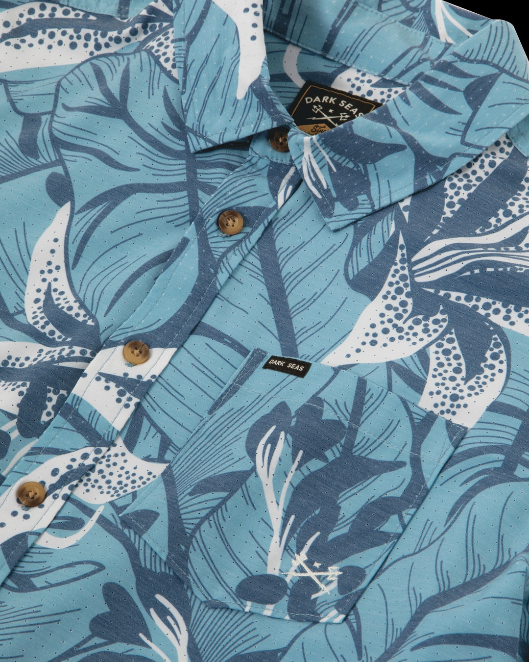 Webster Woven Short Sleeve in Blue