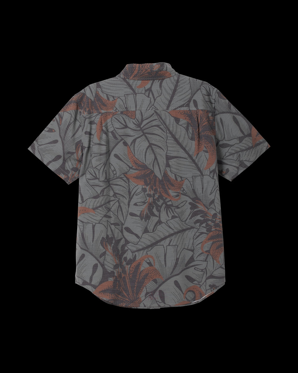 Webster Woven Short Sleeve in Charcoal