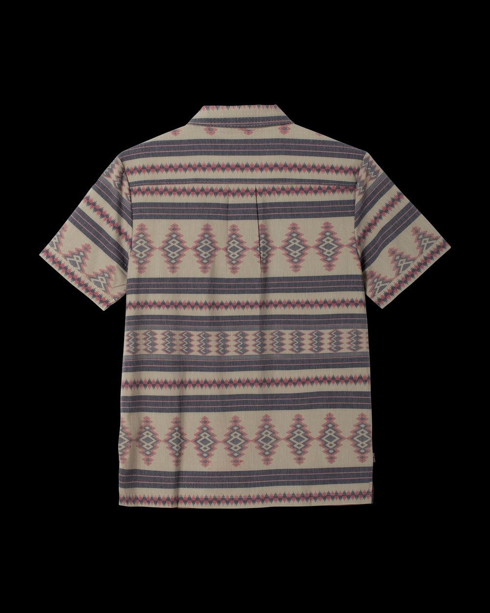 Palmetto Woven Short Sleeve in Aloe/Brown
