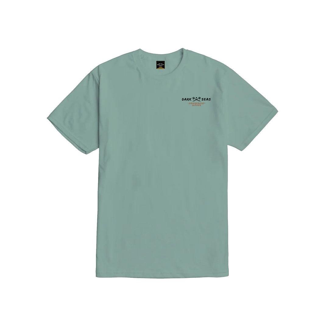Bite First T-shirt in Dusty Blue