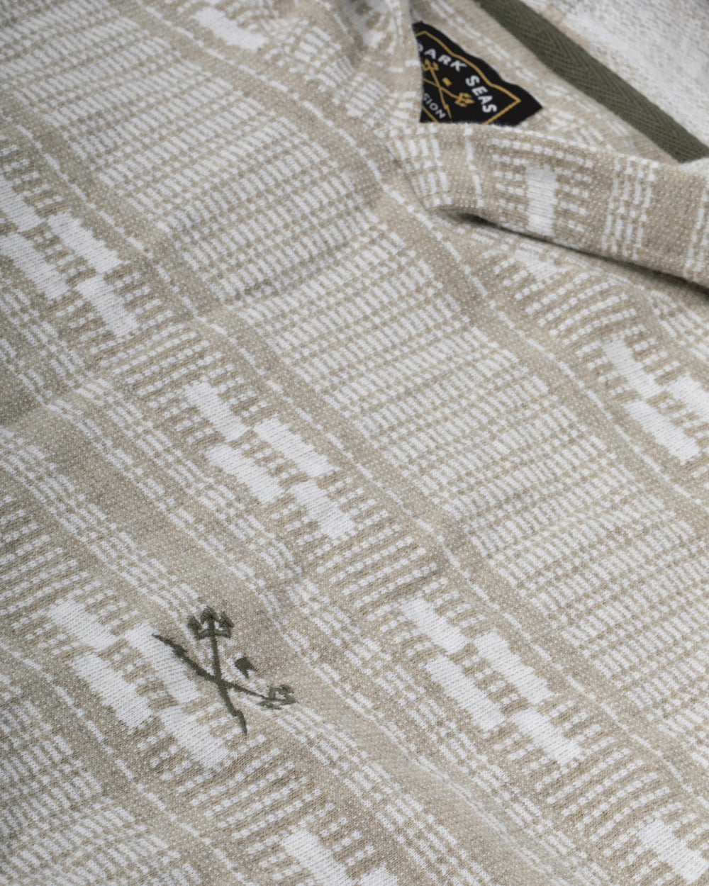 Ginther Knit in Moss/White