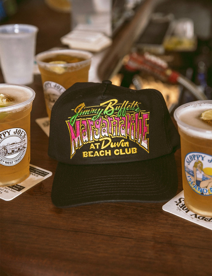 Duvin X Marg Beach Club Hat in Black