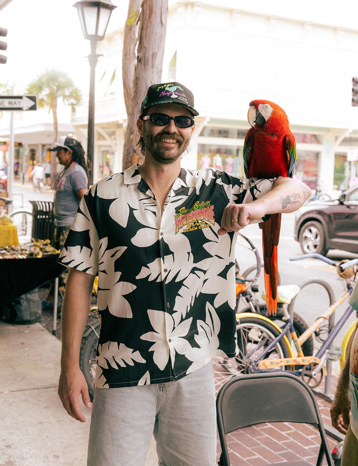 Duvin X Marg Beach Club Buttonup in Black