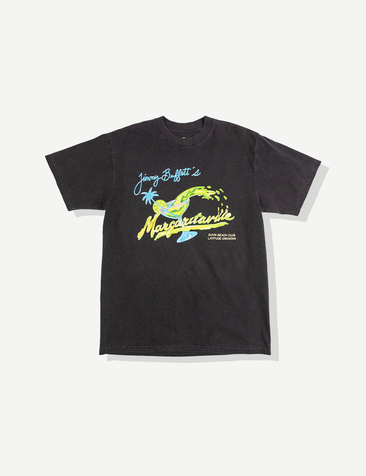 Marg Please Return Tee in Black