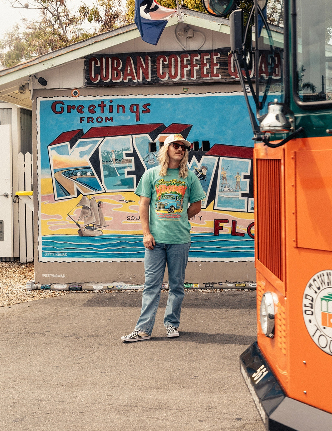 Marg Cruiser Tee in Teal