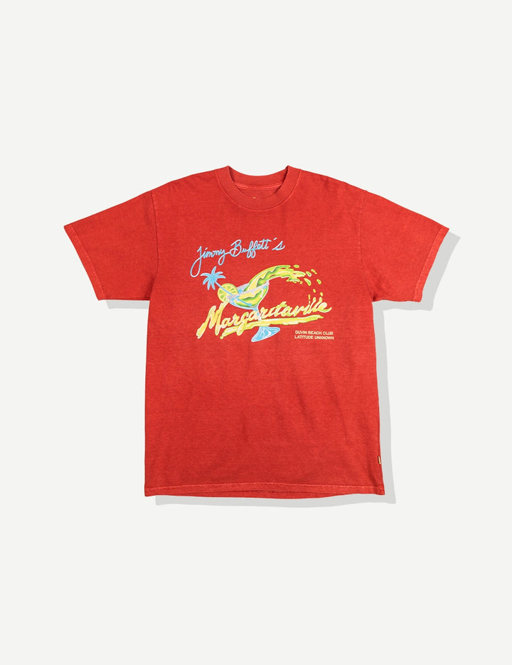 Marg Please Return Tee in Red